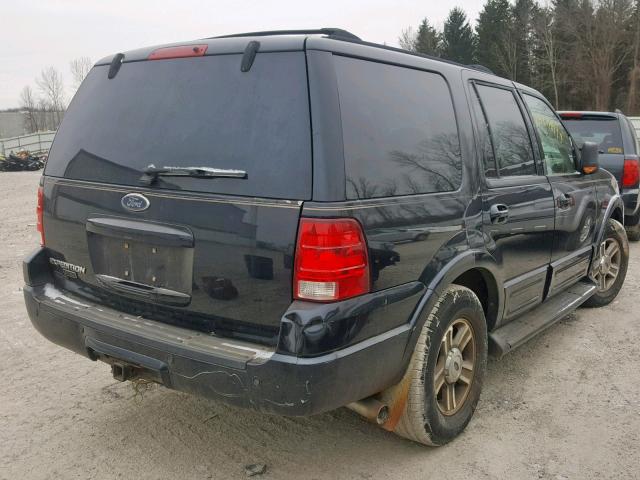 1FMFU18L74LB31302 - 2004 FORD EXPEDITION BLACK photo 4