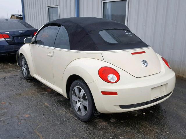 3VWRF31Y96M313563 - 2006 VOLKSWAGEN NEW BEETLE Bej foto 3