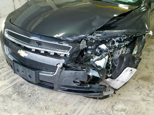 1G1ZB5E08CF243038 - 2012 CHEVROLET MALIBU LS BLACK photo 9