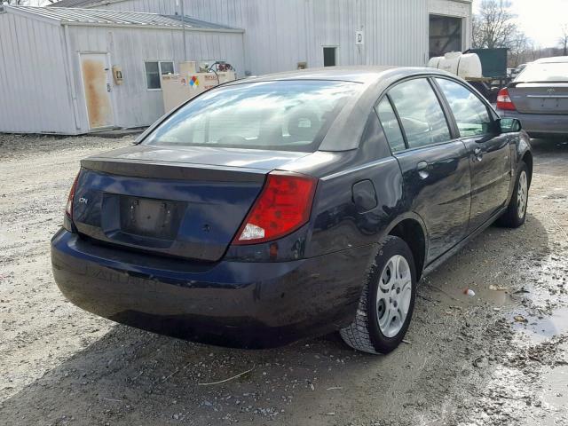 1G8AJ52F33Z131899 - 2003 SATURN ION LEVEL BLACK photo 4