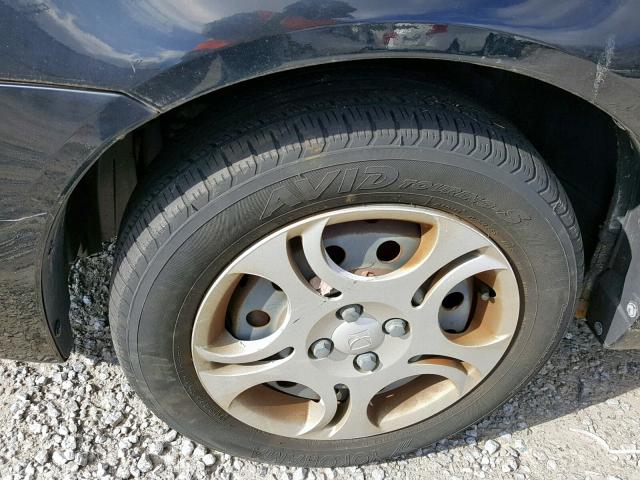 1G8AJ52F33Z131899 - 2003 SATURN ION LEVEL BLACK photo 9