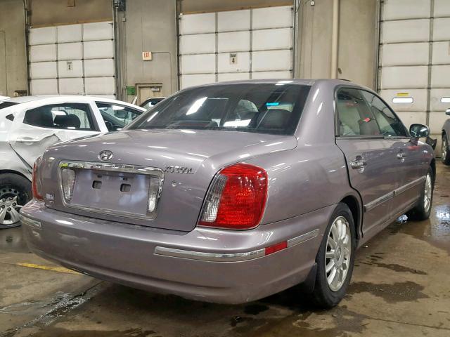 KMHFU45E25A426988 - 2005 HYUNDAI XG 350 GRAY photo 4