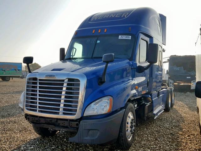 3AKJGLD54FSGB8979 - 2015 FREIGHTLINER CASCADIA 1 BLUE photo 2