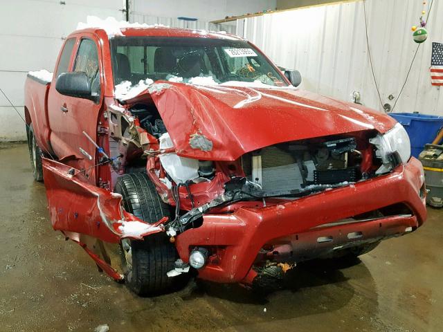 5TFUU4EN7CX030562 - 2012 TOYOTA TACOMA RED photo 1