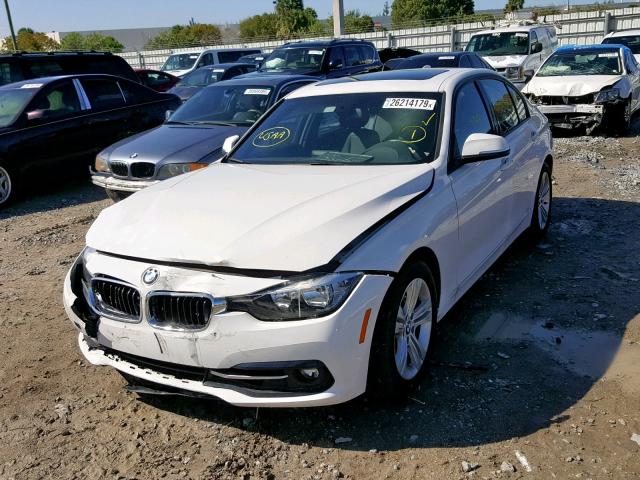 WBA8E9G59GNU28489 - 2016 BMW 328 I SULE WHITE photo 2