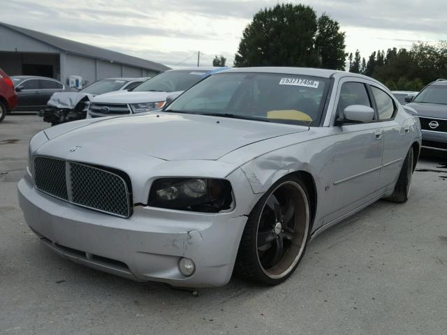 2B3CA3CV6AH158747 - 2010 DODGE CHARGER SX SILVER photo 2