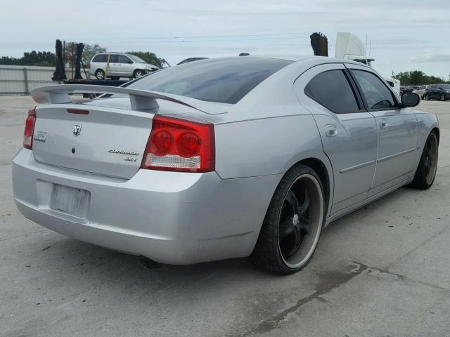 2B3CA3CV6AH158747 - 2010 DODGE CHARGER SX SILVER photo 4