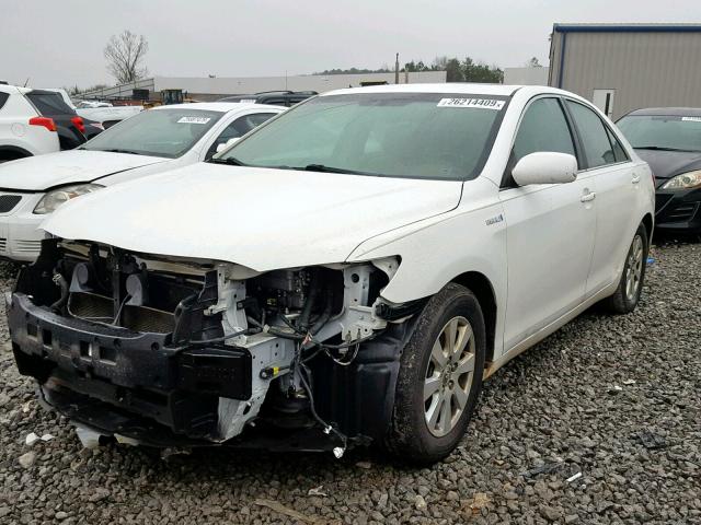 4T1BB46K19U081286 - 2009 TOYOTA CAMRY HYBR WHITE photo 2