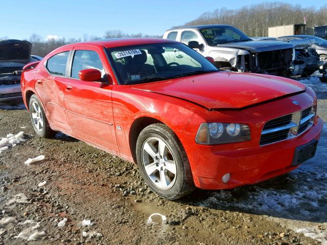 2B3CA3CV0AH192344 - 2010 DODGE CHARGER SX RED photo 1