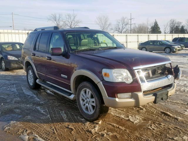 1FMEU74E57UA71069 - 2007 FORD EXPLORER E BURGUNDY photo 1