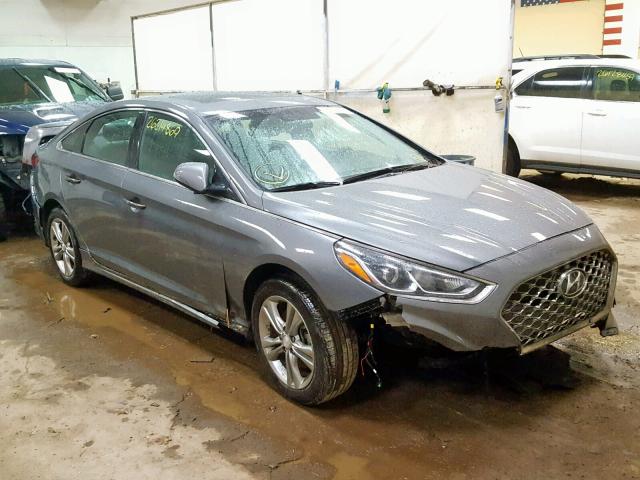 5NPE34AF4JH724298 - 2018 HYUNDAI SONATA SPO GRAY photo 1