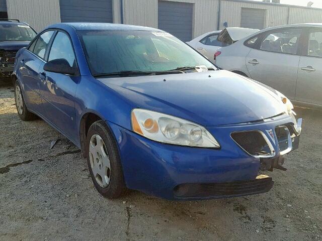 1G2ZF58BX74130058 - 2007 PONTIAC G6 VALUE L BLUE photo 1