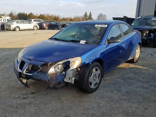 1G2ZF58BX74130058 - 2007 PONTIAC G6 VALUE L BLUE photo 2