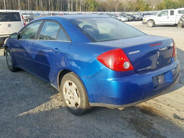 1G2ZF58BX74130058 - 2007 PONTIAC G6 VALUE L BLUE photo 3