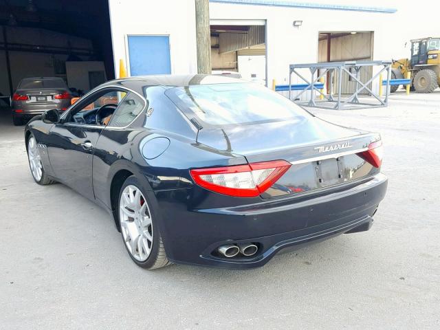 ZAMGJ45A190045638 - 2009 MASERATI GRANTURISM BLACK photo 3