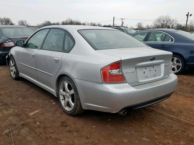 4S3BL626477211028 - 2007 SUBARU LEGACY 2.5 SILVER photo 3