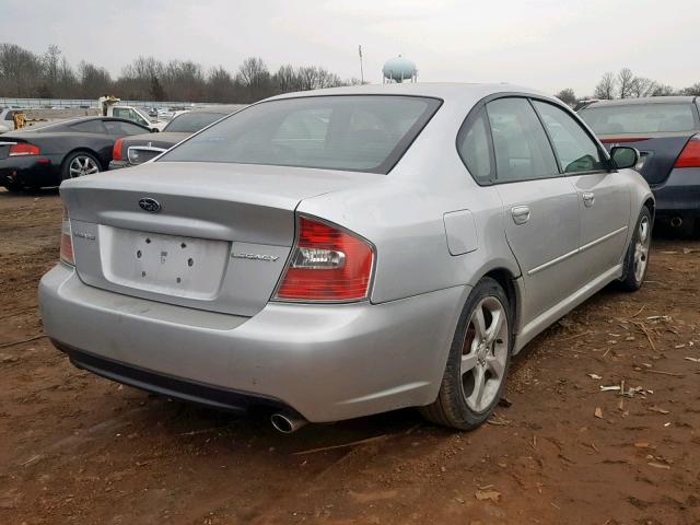 4S3BL626477211028 - 2007 SUBARU LEGACY 2.5 SILVER photo 4