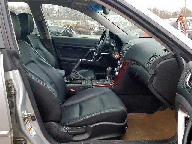 4S3BL626477211028 - 2007 SUBARU LEGACY 2.5 SILVER photo 5