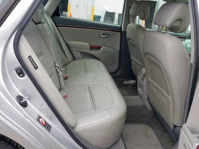 KMHFC46F48A305300 - 2008 HYUNDAI AZERA SE SILVER photo 6