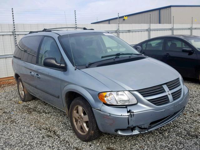 1D4GP45R65B328708 - 2005 DODGE CARAVAN SX BLUE photo 1