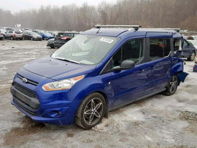 NM0GS9F79G1263039 - 2016 FORD TRANSIT CO BLUE photo 2