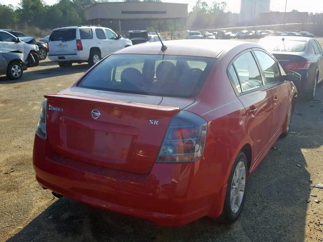 3N1AB6AP2CL634384 - 2012 NISSAN SENTRA 2.0 RED photo 4