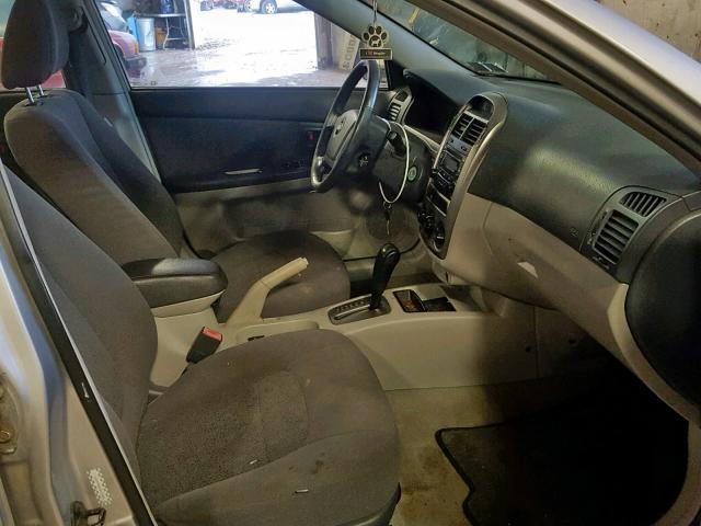 KNAFE161465344229 - 2006 KIA SPECTRA5 GRAY photo 5