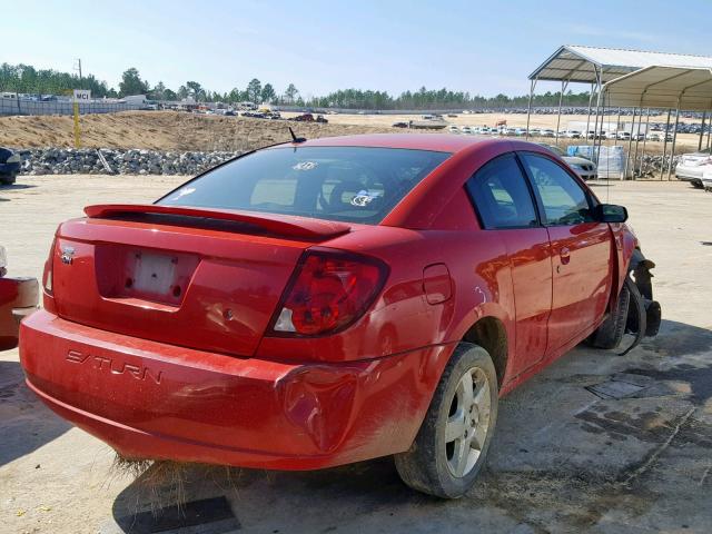 1G8AN15F76Z198017 - 2006 SATURN ION LEVEL RED photo 4