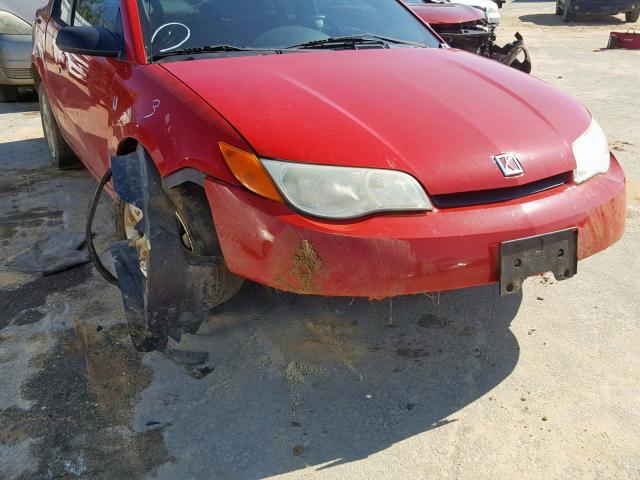 1G8AN15F76Z198017 - 2006 SATURN ION LEVEL RED photo 9