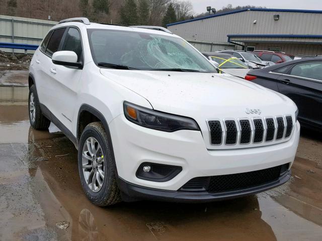 1C4PJMLB6KD355282 - 2019 JEEP CHEROKEE L WHITE photo 1