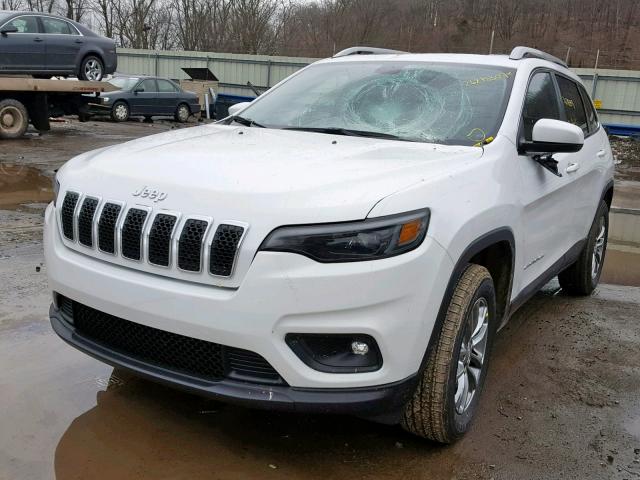 1C4PJMLB6KD355282 - 2019 JEEP CHEROKEE L WHITE photo 2