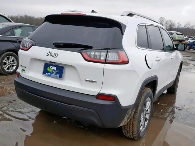 1C4PJMLB6KD355282 - 2019 JEEP CHEROKEE L WHITE photo 4