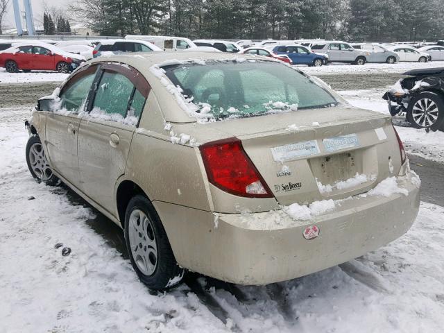1G8AJ52F24Z224320 - 2004 SATURN ION LEVEL BEIGE photo 3