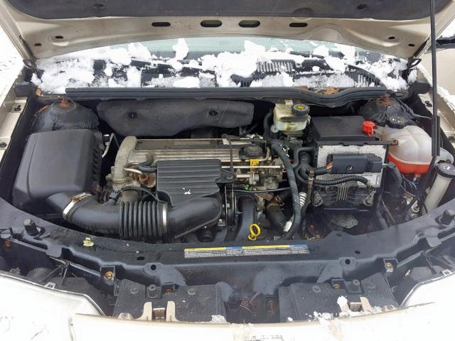 1G8AJ52F24Z224320 - 2004 SATURN ION LEVEL BEIGE photo 7