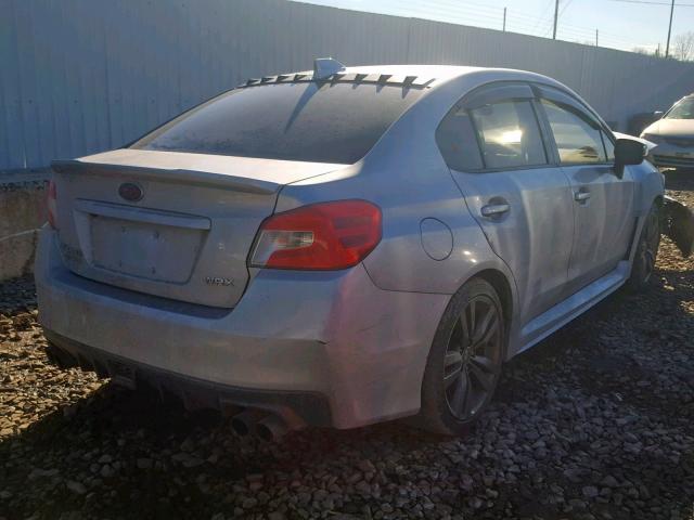 JF1VA1L68H9835012 - 2017 SUBARU WRX LIMITE SILVER photo 4