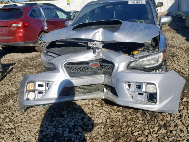 JF1VA1L68H9835012 - 2017 SUBARU WRX LIMITE SILVER photo 9