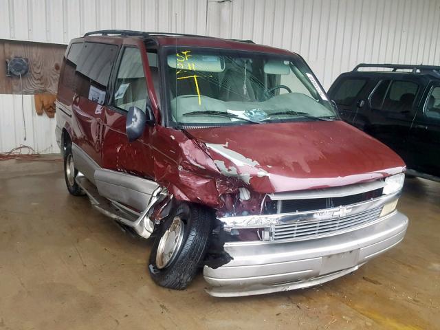 1GNDM19W51B139153 - 2001 CHEVROLET ASTRO BURGUNDY photo 1