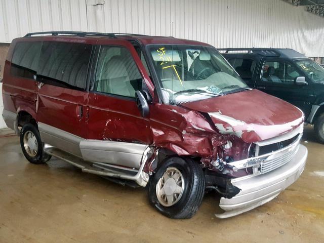 1GNDM19W51B139153 - 2001 CHEVROLET ASTRO BURGUNDY photo 9