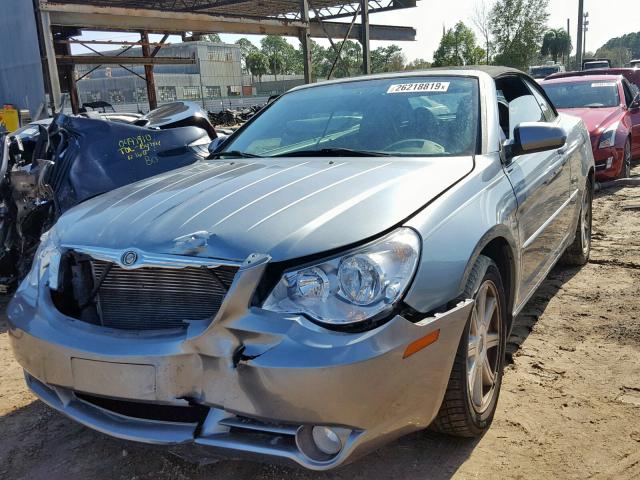 1C3LC55R58N656299 - 2008 CHRYSLER SEBRING TO GRAY photo 2