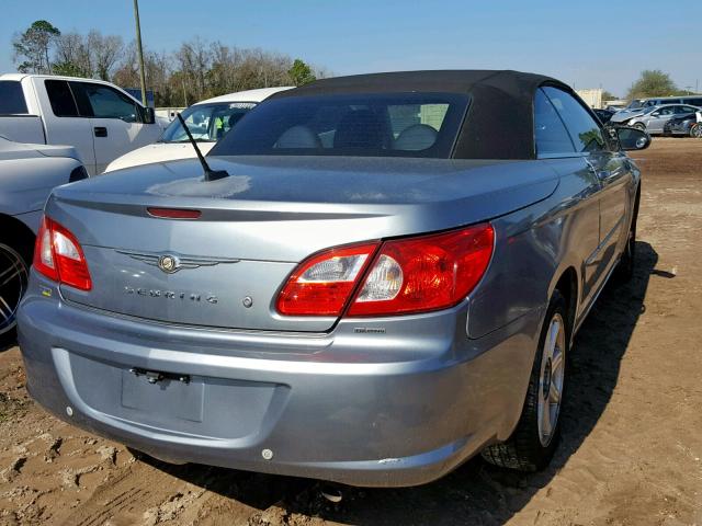 1C3LC55R58N656299 - 2008 CHRYSLER SEBRING TO GRAY photo 4