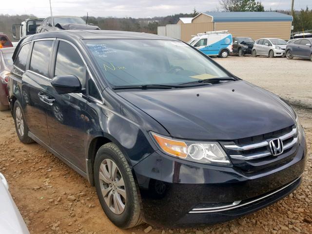 5FNRL5H66GB140019 - 2016 HONDA ODYSSEY EX BLACK photo 1