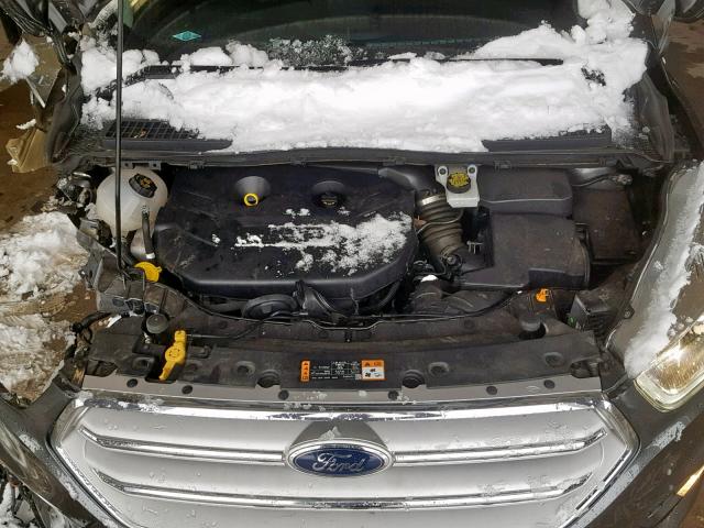 1FMCU9J98JUA43817 - 2018 FORD ESCAPE TIT GRAY photo 7