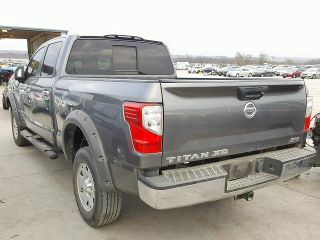 1N6BA1F14HN516885 - 2017 NISSAN TITAN XD S GRAY photo 3