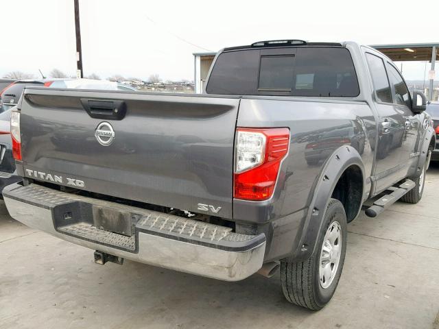 1N6BA1F14HN516885 - 2017 NISSAN TITAN XD S GRAY photo 4