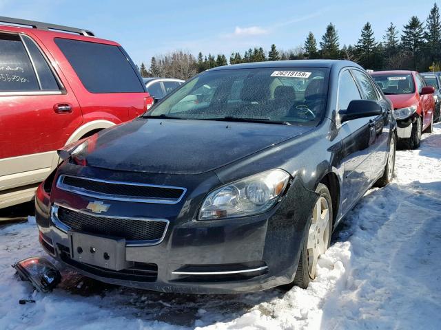 1G1ZD5E09A4102448 - 2010 CHEVROLET MALIBU 2LT BLACK photo 2