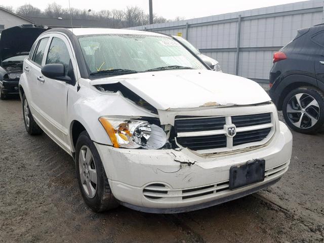 1B3HB28A79D203898 - 2009 DODGE CALIBER SE WHITE photo 1