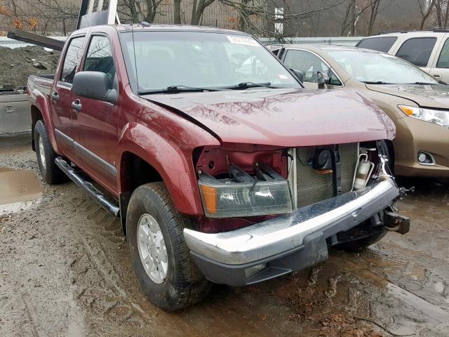 1GCDT13E988136789 - 2008 CHEVROLET COLORADO BURGUNDY photo 1