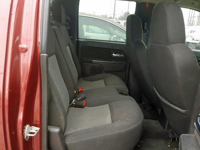 1GCDT13E988136789 - 2008 CHEVROLET COLORADO BURGUNDY photo 6