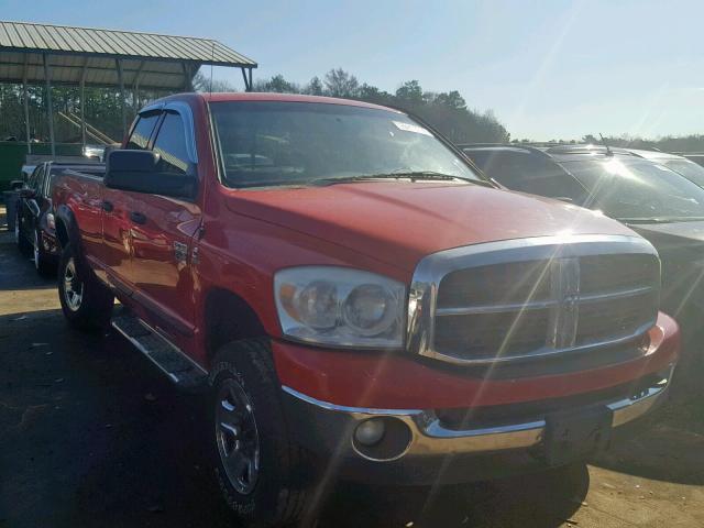 1D7KS28C87J527307 - 2007 DODGE RAM 2500 S RED photo 1