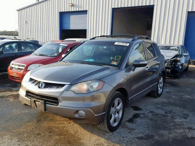 5J8TB18258A001297 - 2008 ACURA RDX GRAY photo 2